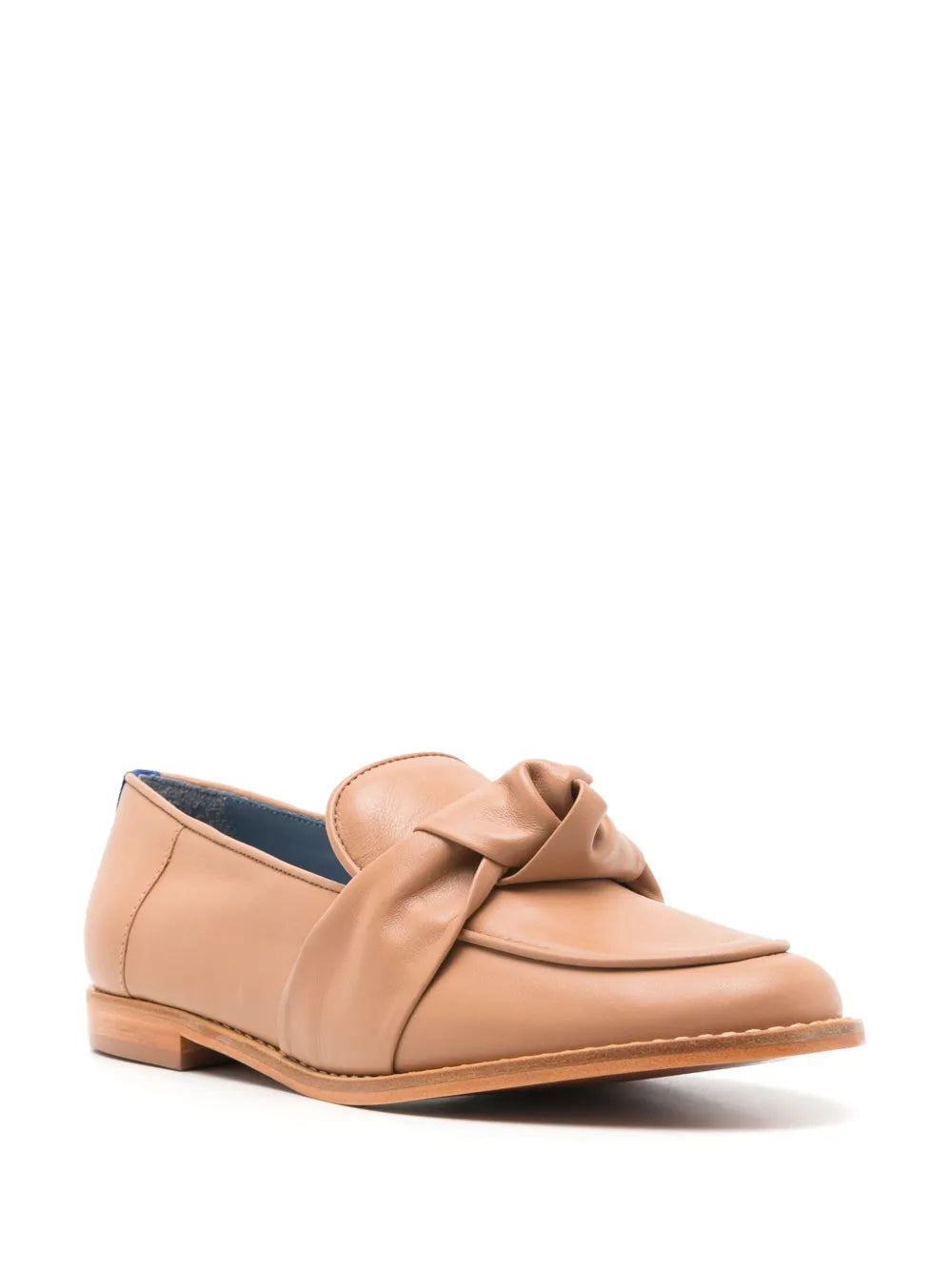 Blue Bird Shoes penny-knot leather loafers