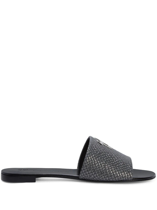 Giuseppe Zanotti Shirley leather slides