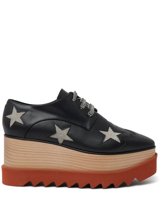 Stella McCartney Elyse Stars platform brogues