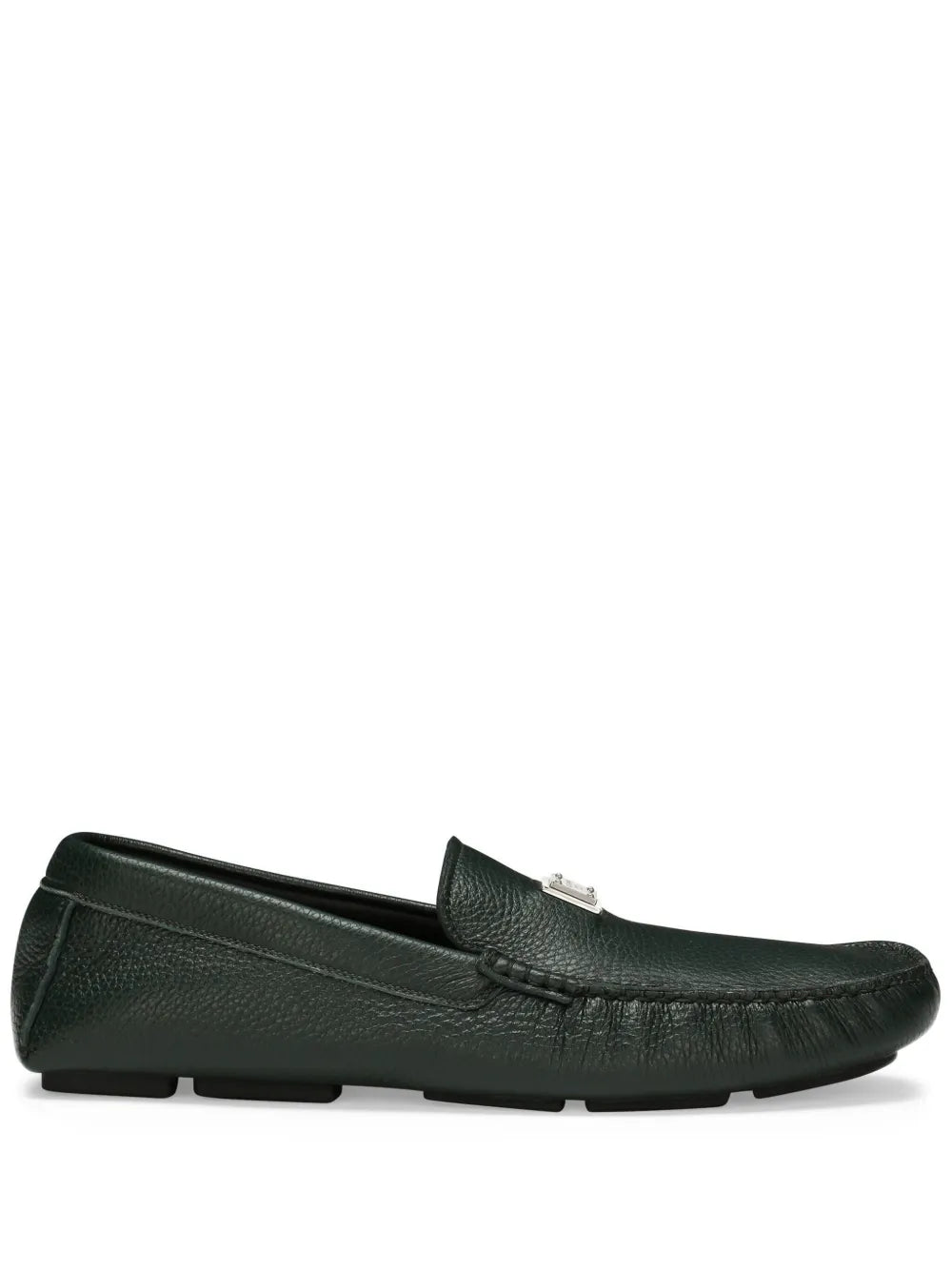 Dolce & Gabbana logo-plaque leather loafers