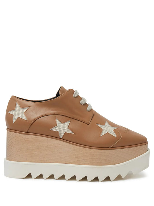 Stella McCartney Elyse Stars platform brogues