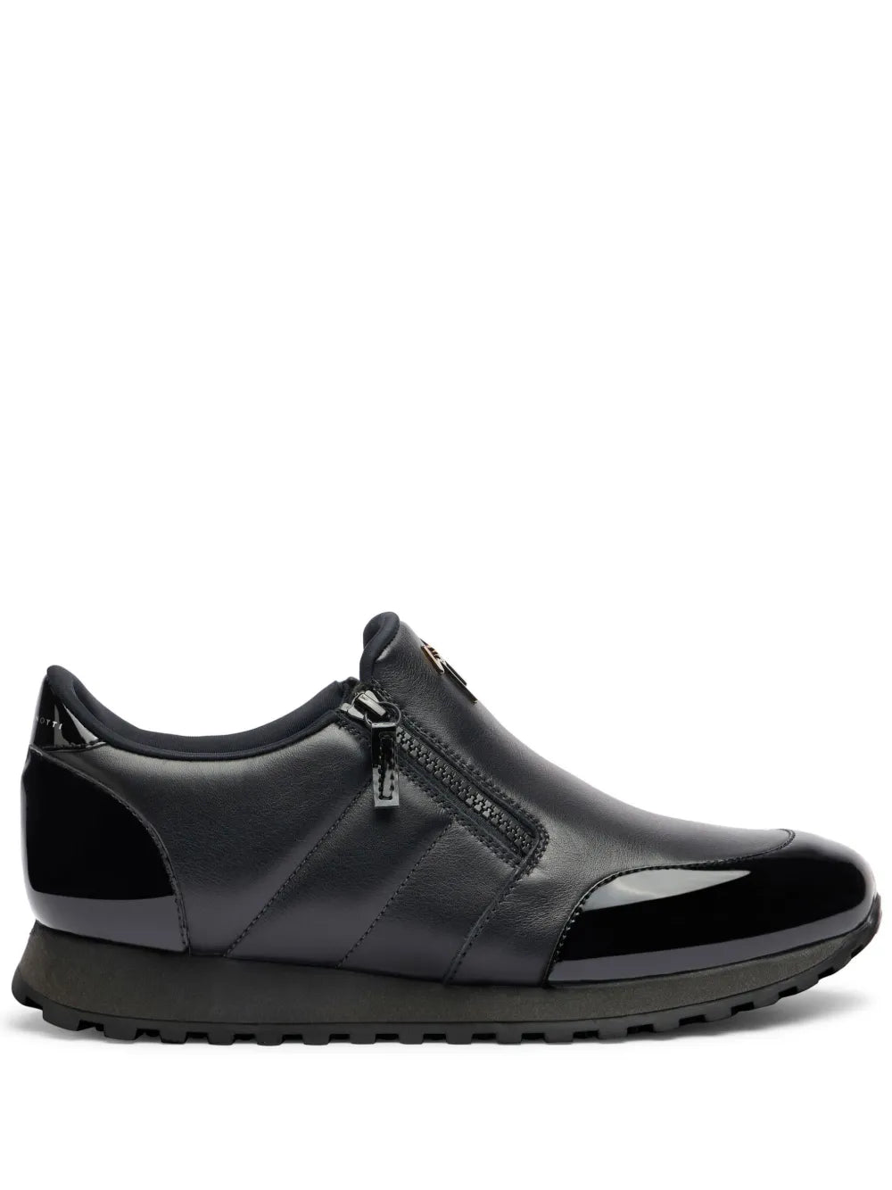 Giuseppe Zanotti Idle Run quilted leather zip-up loafers