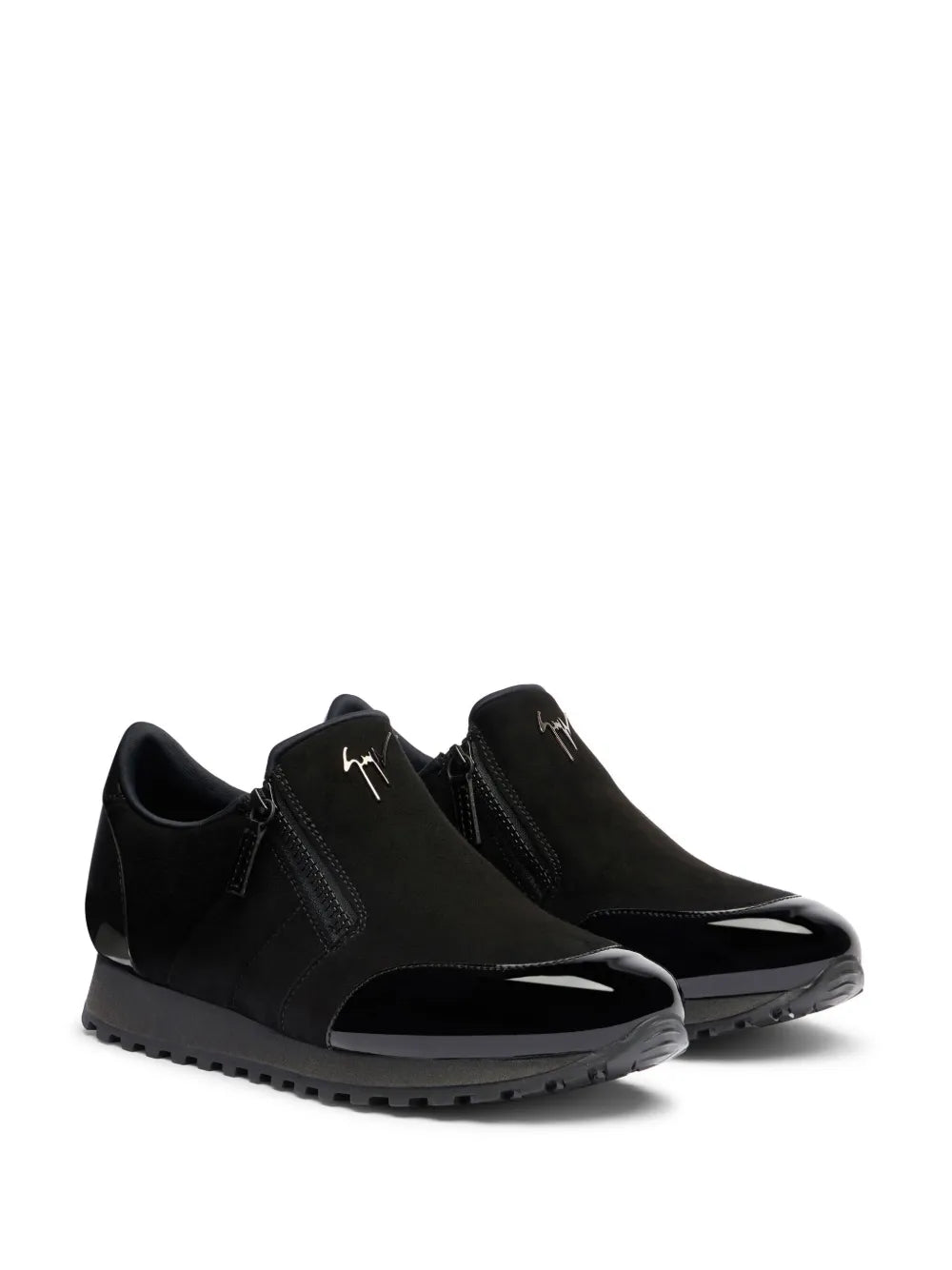 Giuseppe Zanotti Idle Run suede zip-up loafers