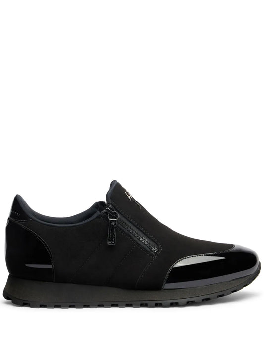 Giuseppe Zanotti Idle Run suede zip-up loafers