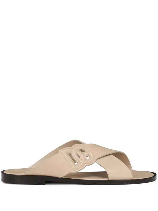 Dolce & Gabbana DG-logo leather sandals