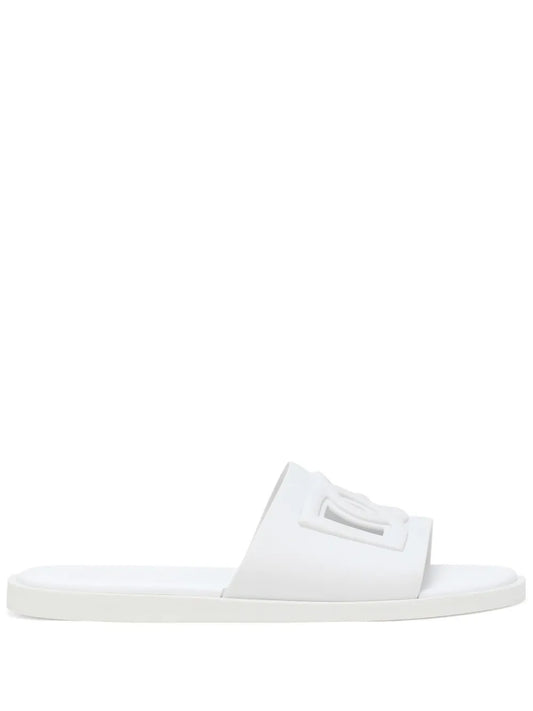 Dolce & Gabbana logo-embossed open-toe slides