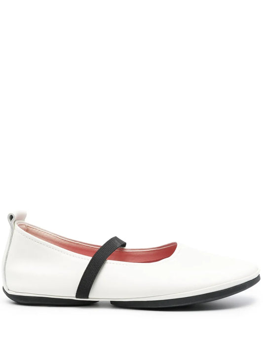 Camper Right Nina leather ballelrina shoes 