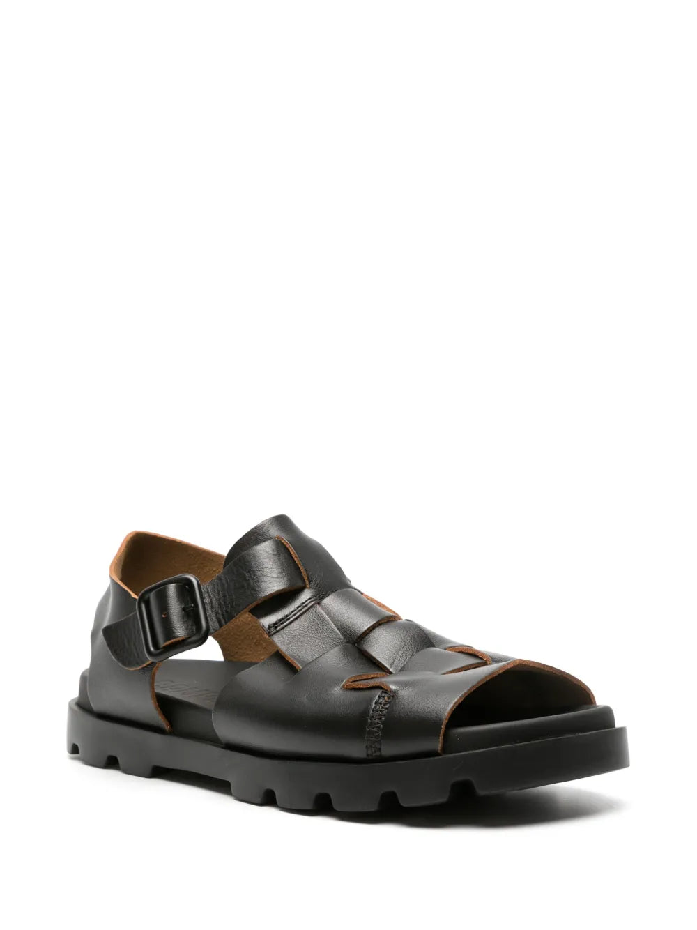 Camper Brutus interwoven-design leather sandals