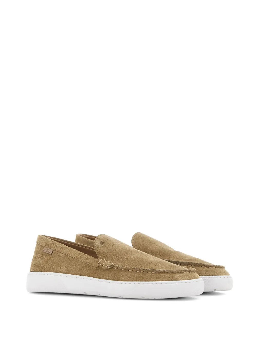 Hogan almond-toe suede loafers