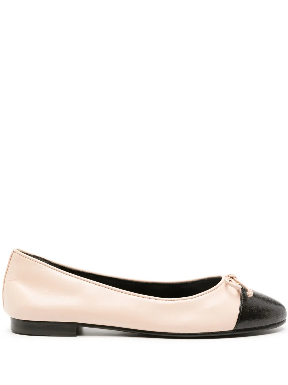Tory Burch Double-T leather ballerina shoes