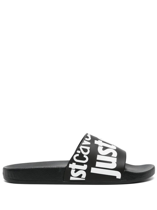 Just Cavalli logo-embossed slides