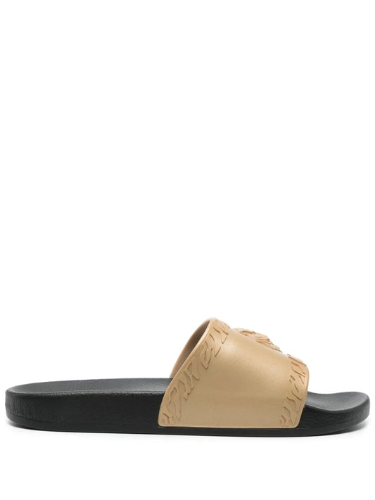 Just Cavalli Tiger-embossed slides