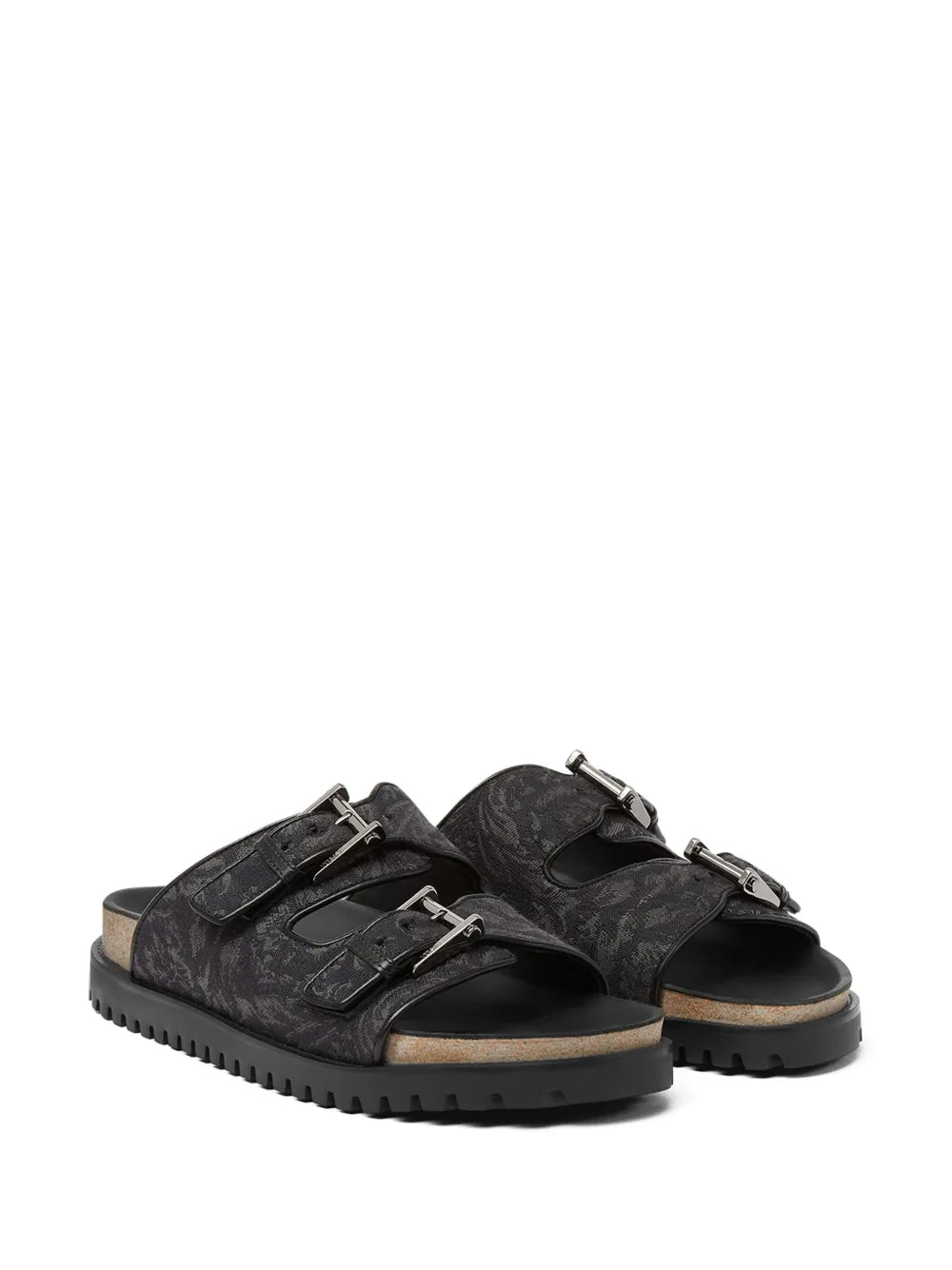 Versace Barocco jacquard slides