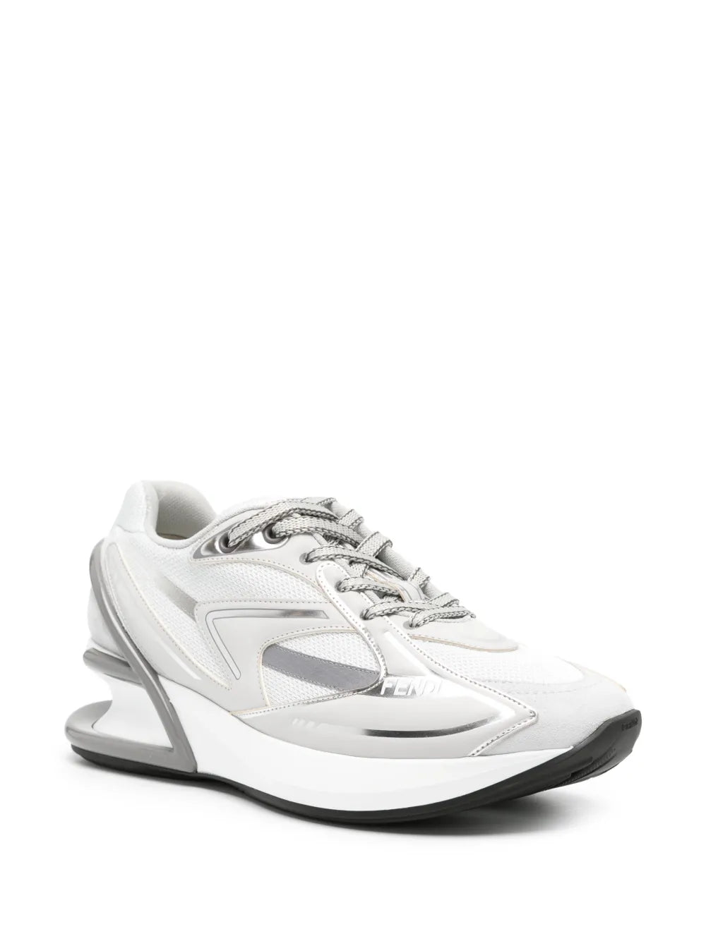 FENDI First 1 leather-paneling low-top sneakers