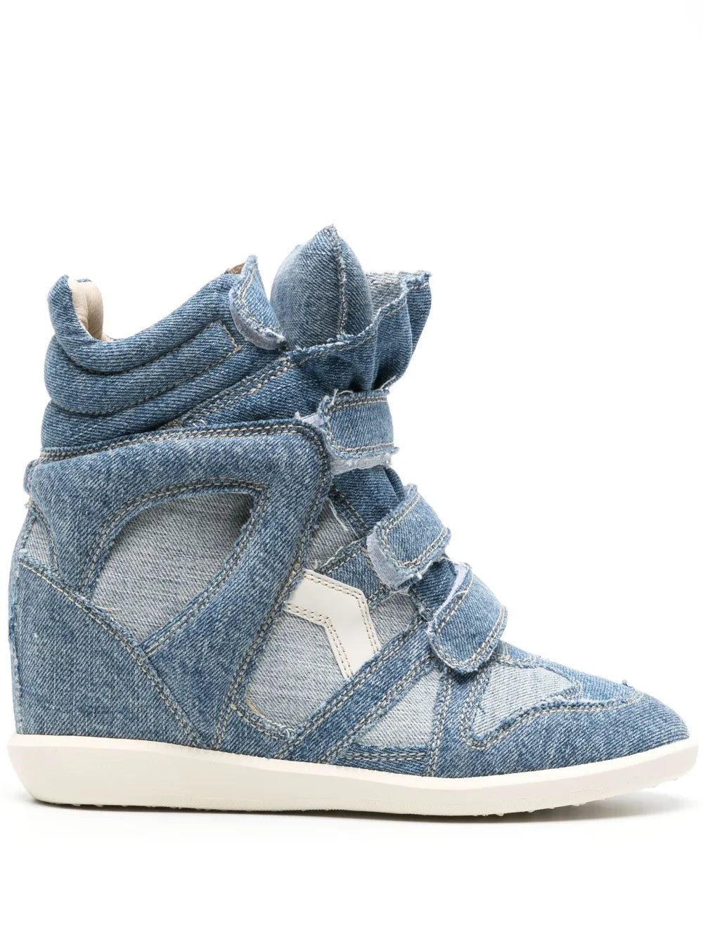 ISABEL MARANT Bekett denim high-top sneakers
