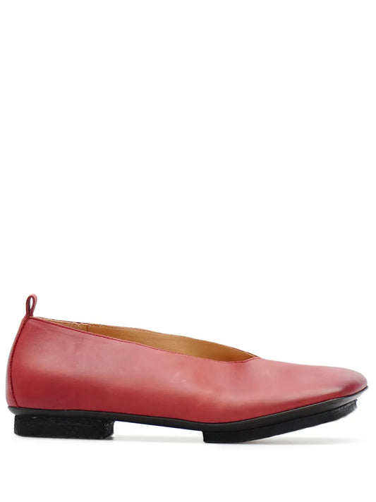 Uma Wang Stone Ballet leather ballerina shoes