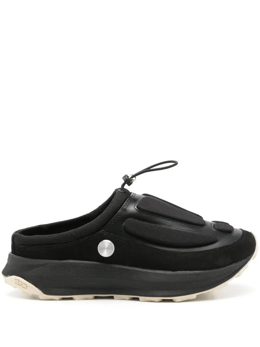 PACE Musmo panelled drawstring mules