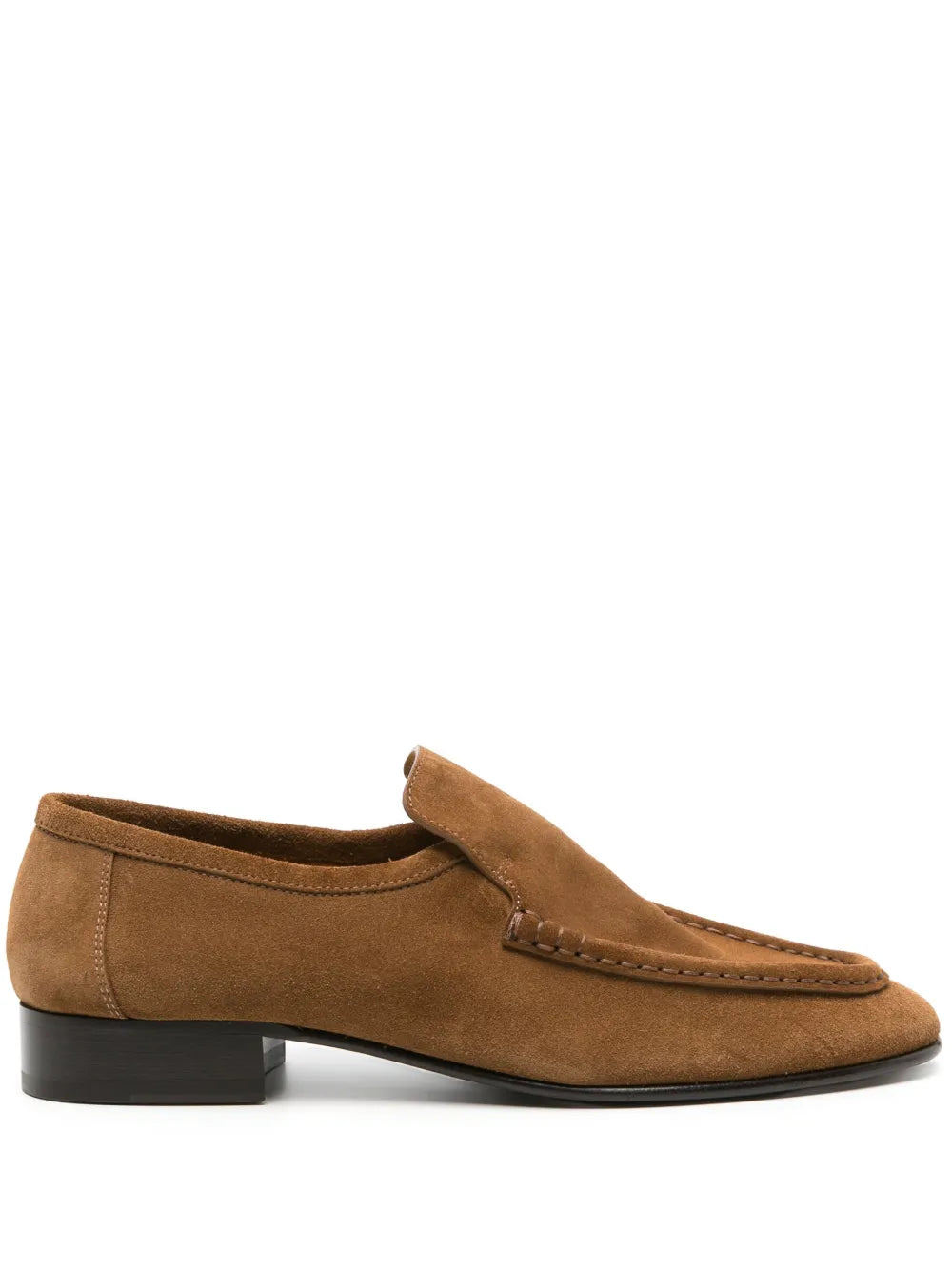 The Row New Soft suede loafers