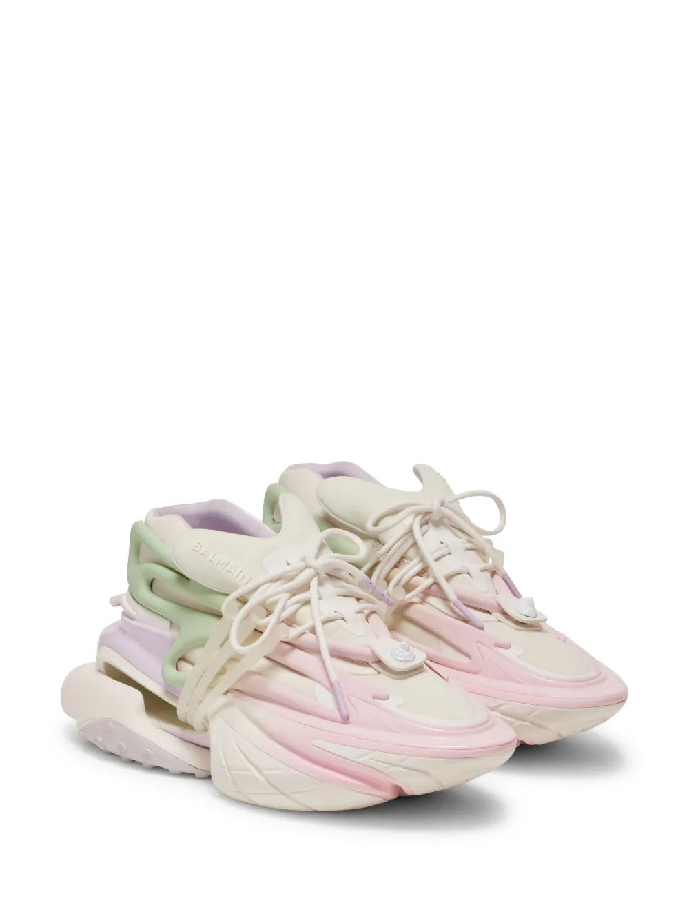Balmain Unicorn panelled-design sneakers 