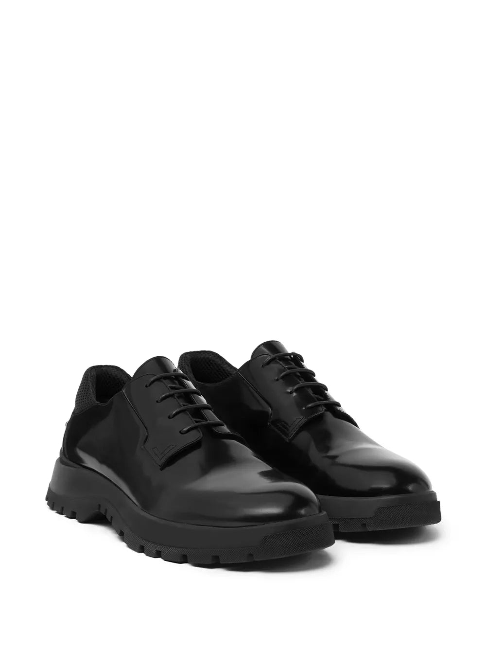 Versace patent leather derby shoes