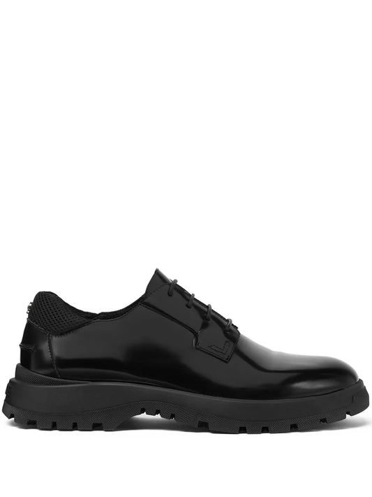 Versace patent leather derby shoes