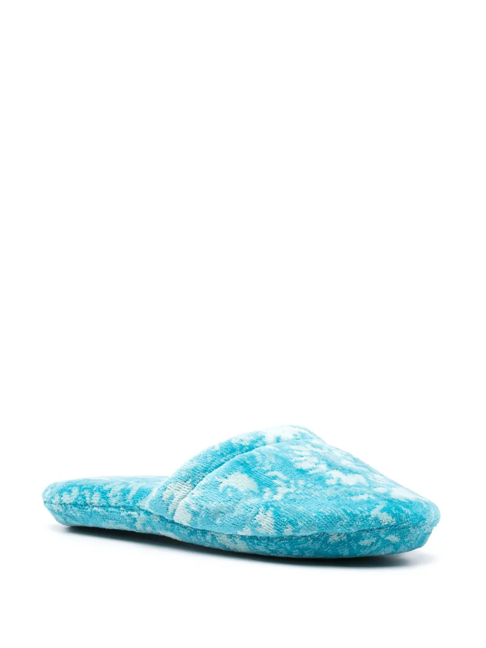 Versace Barocco-print terry-cloth slippers