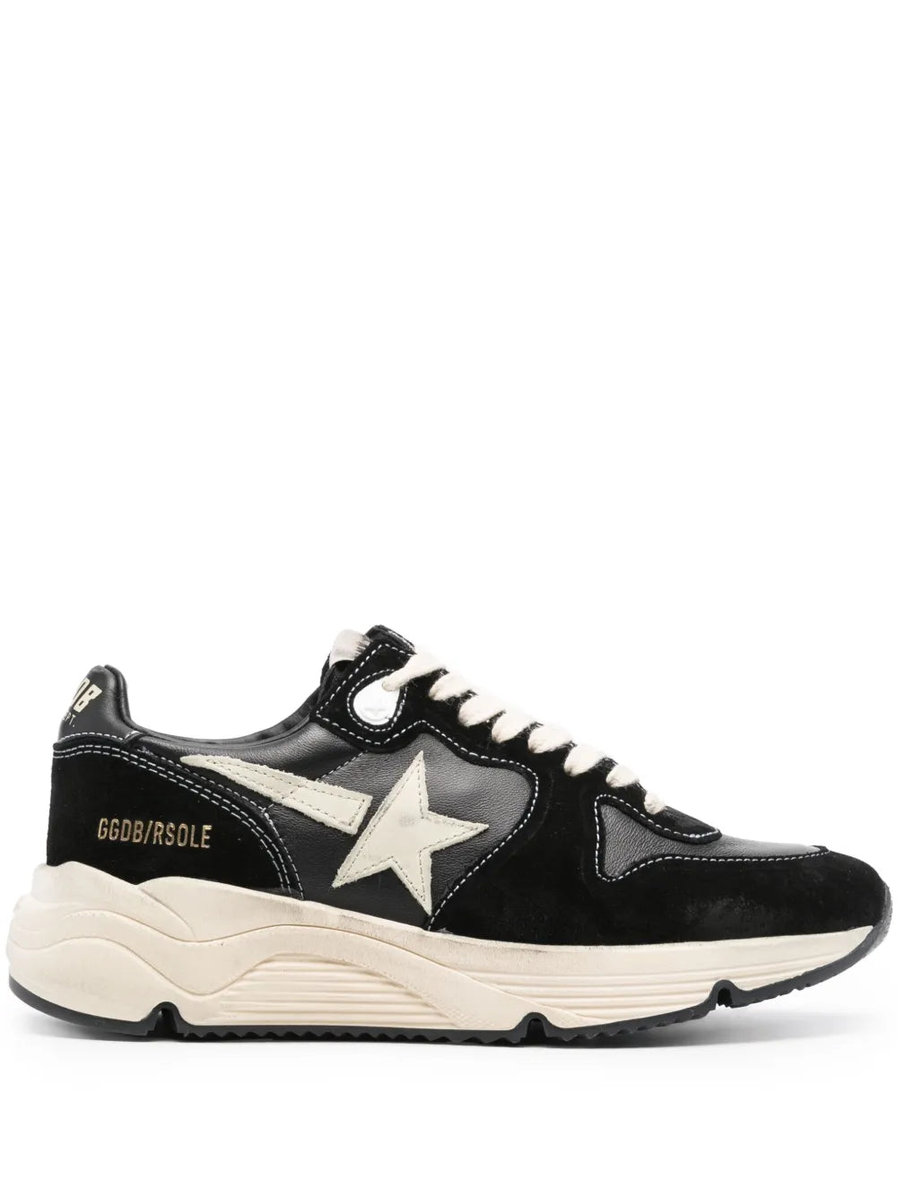 Golden Goose Running Sole panelled sneakers