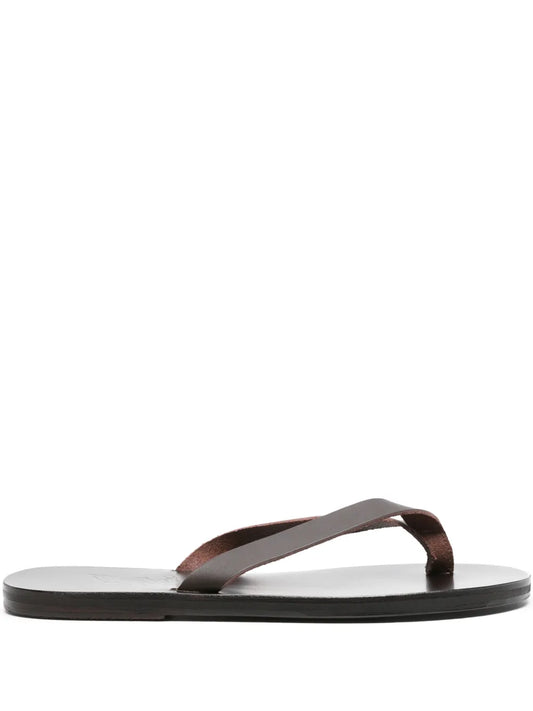 Ancient Greek Sandals Solon flat leather sandals