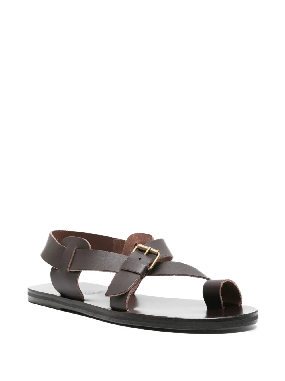 Ancient Greek Sandals Paris flat leather sandals