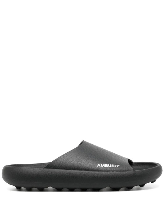 AMBUSH logo-print ridged-sole slides