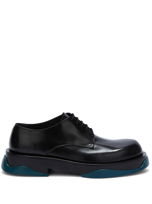 Jil Sander round-toe leather derby shoes