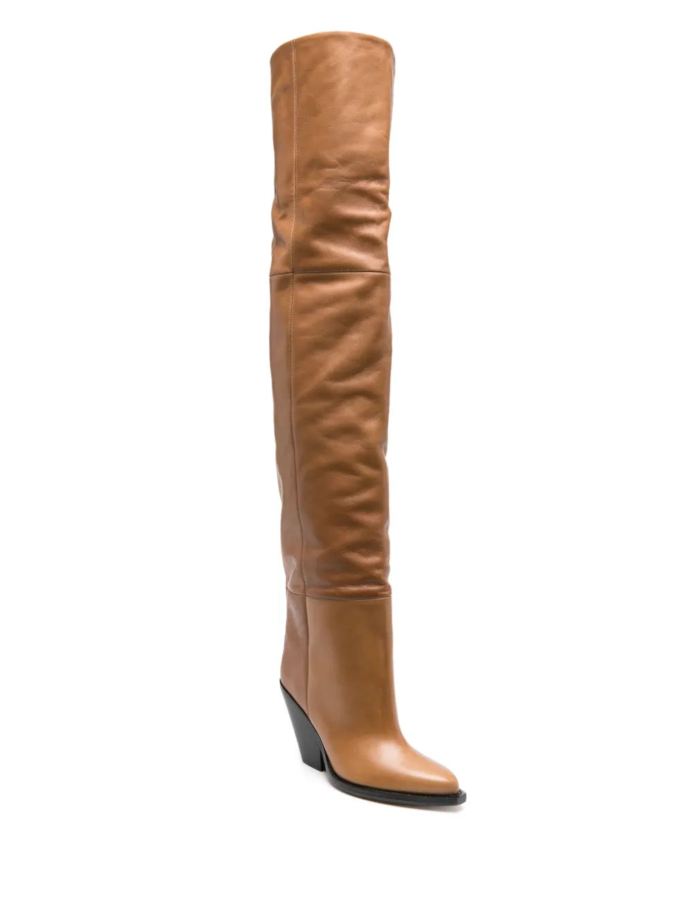 ISABEL MARANT Lalex 90mm thigh-high leather boots