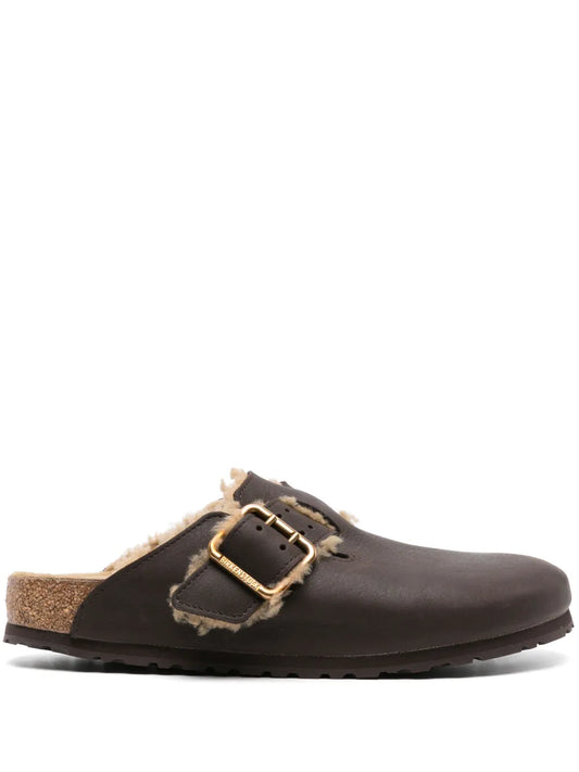 Birkenstock Boston shearling-lined clogs