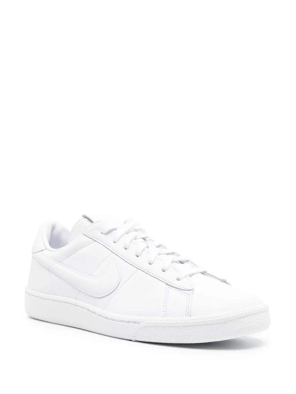 Black Comme Des Garçons x Nike swoosh-embroidery leather sneakers