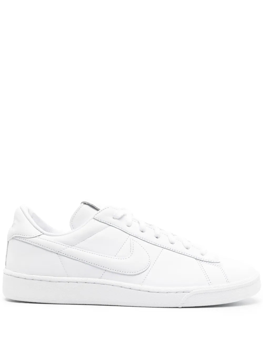 Black Comme Des Garçons x Nike swoosh-embroidery leather sneakers