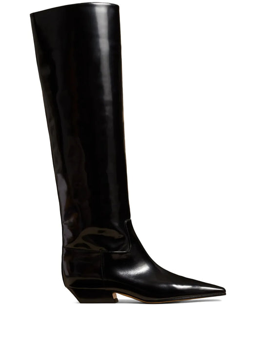 KHAITE The Marfa knee-high leather boots