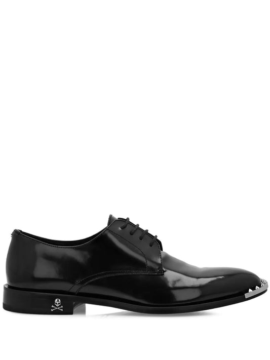 Philipp Plein spike-detail leather derby shoes