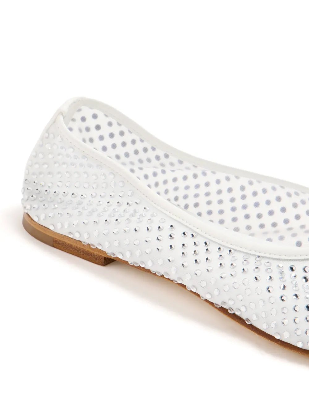 Dear Frances Balla crystal ballerina shoes