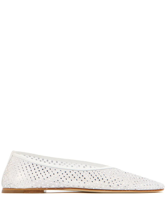 Dear Frances Balla crystal ballerina shoes