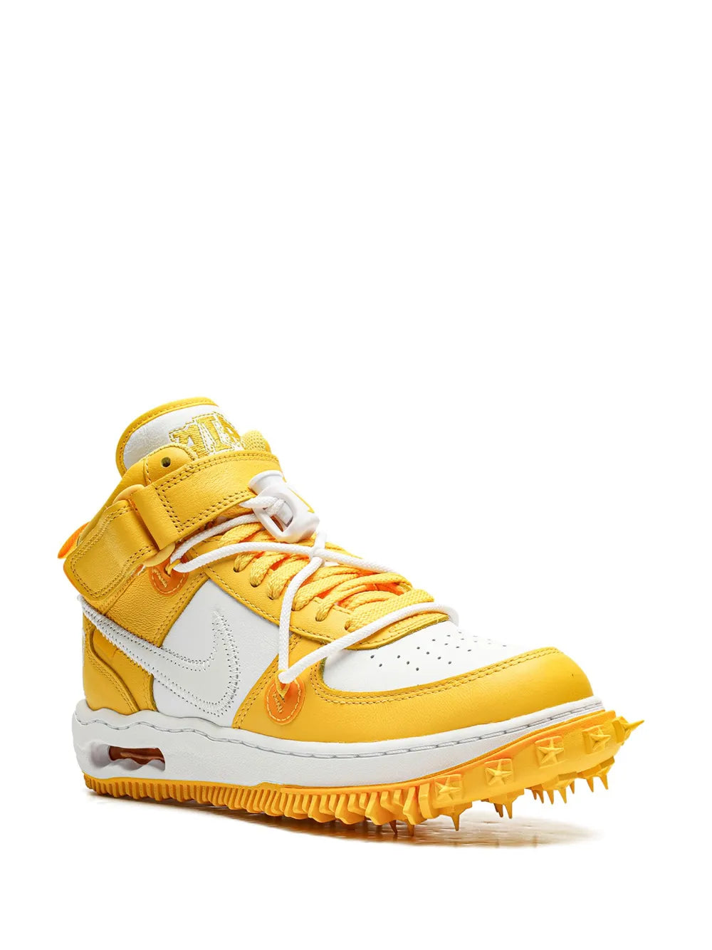 Nike Air Force 1 Mid "Off-White - Varsity Maize" sneakers