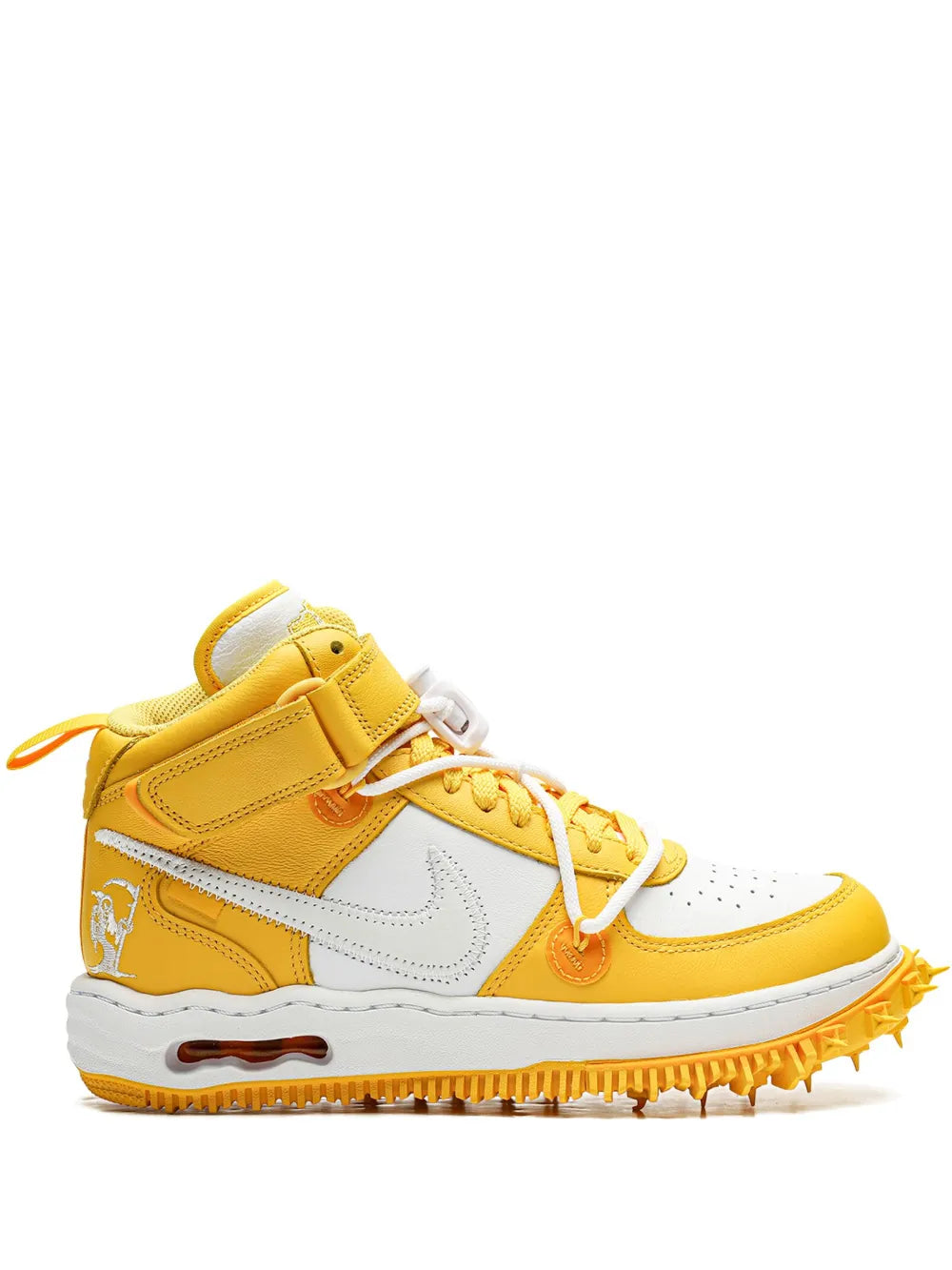 Nike Air Force 1 Mid "Off-White - Varsity Maize" sneakers