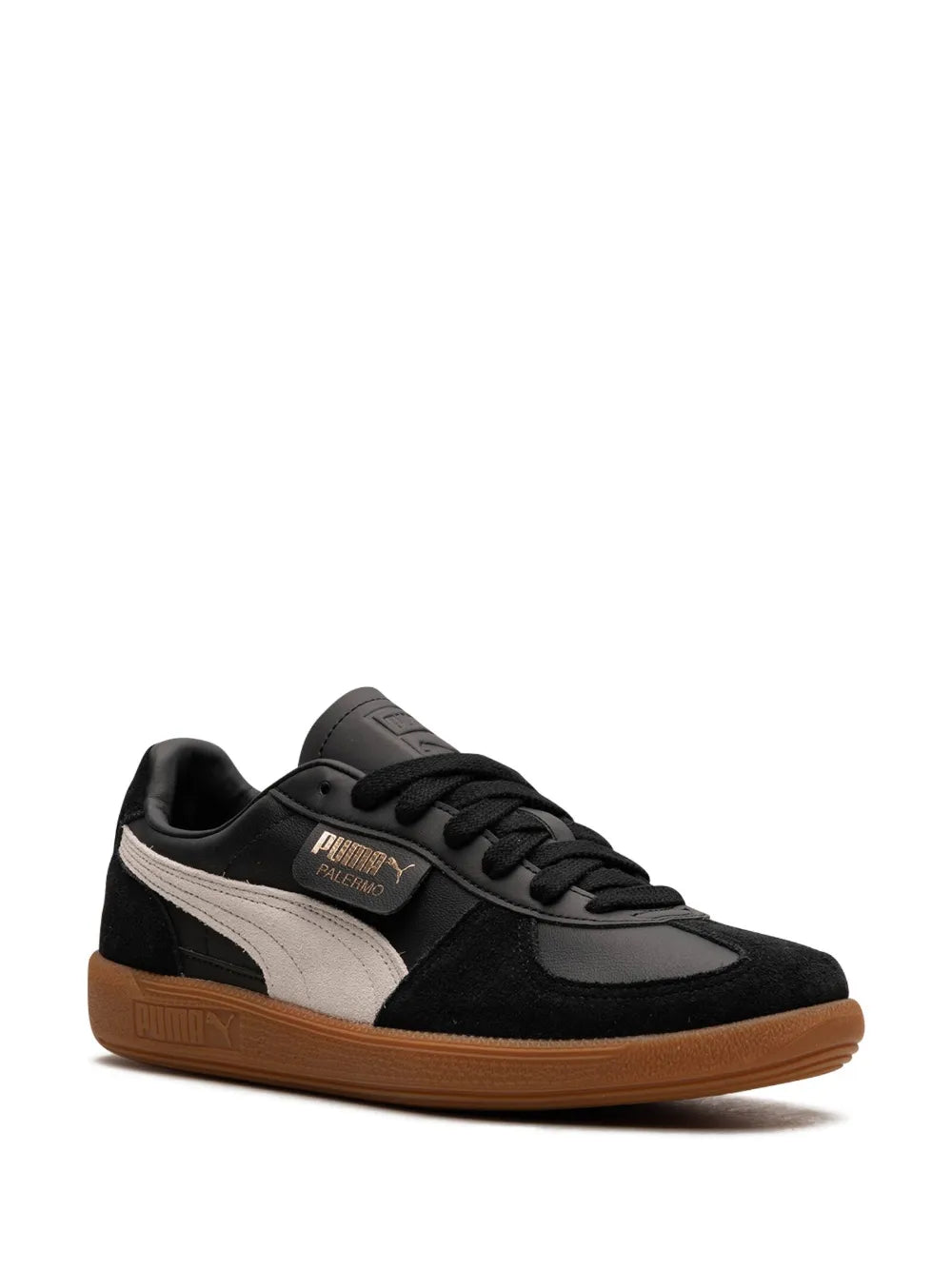 PUMA Palermo "Puma Black/Feather Gray/Gum" sneakers