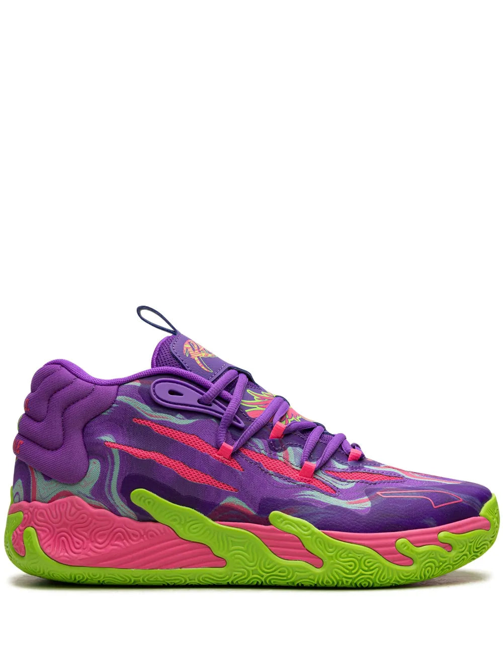 PUMA MB.03 Toxic "Purple Glimmer/Green Gecko" sneakers