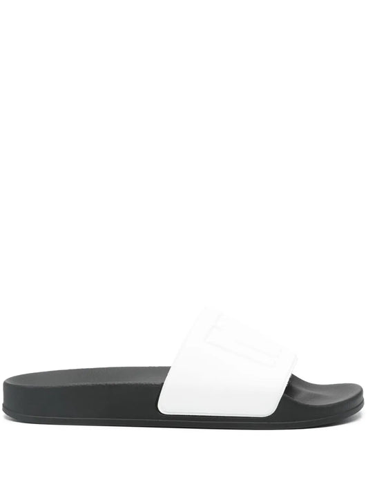 MSGM logo-embossed slides