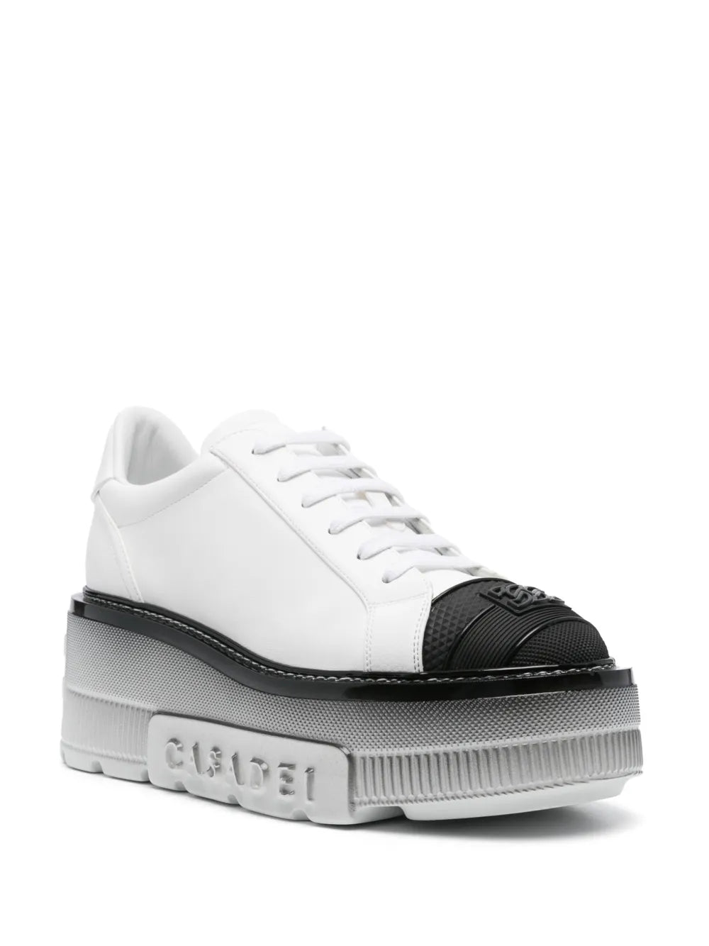 Casadei Nexus leather platform sneakers