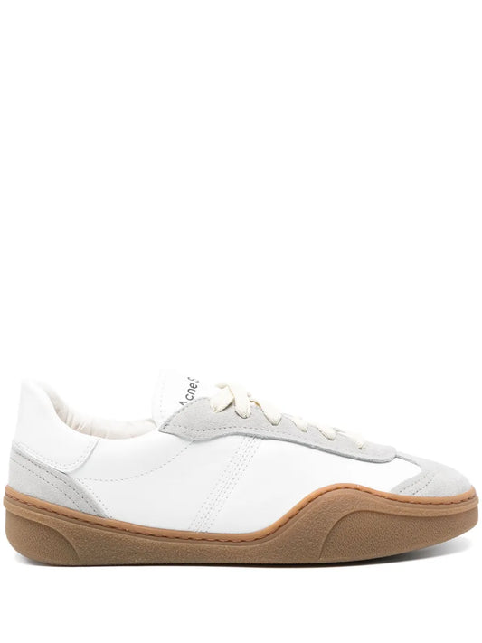 Acne Studios panelled-design leather sneakers
