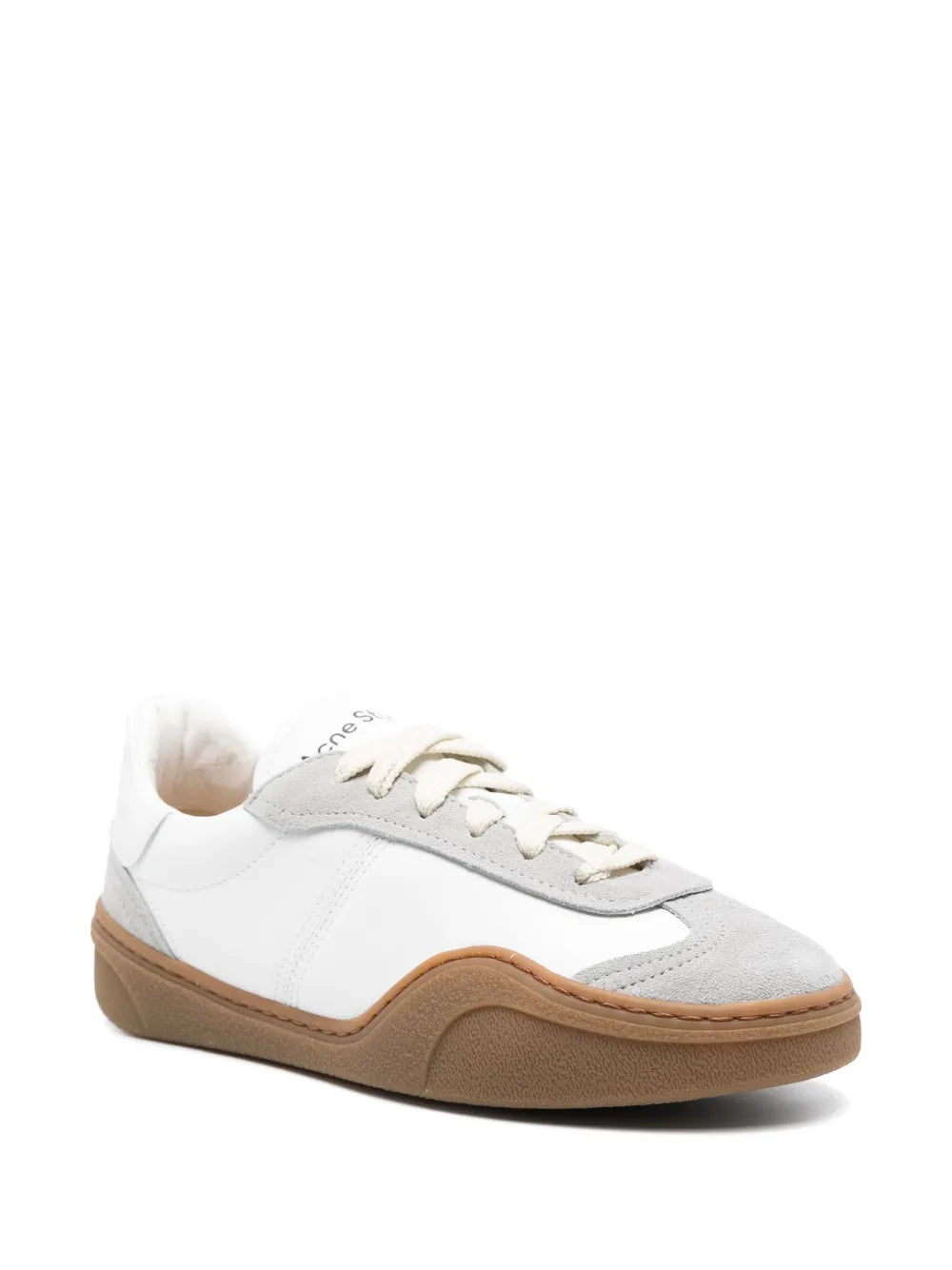 Acne Studios panelled-design leather sneakers