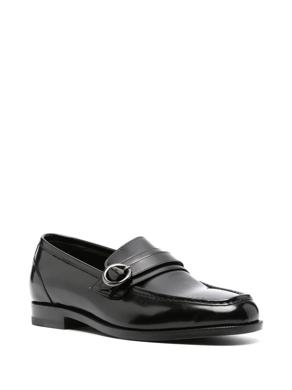 Tagliatore buckled leather loafers
