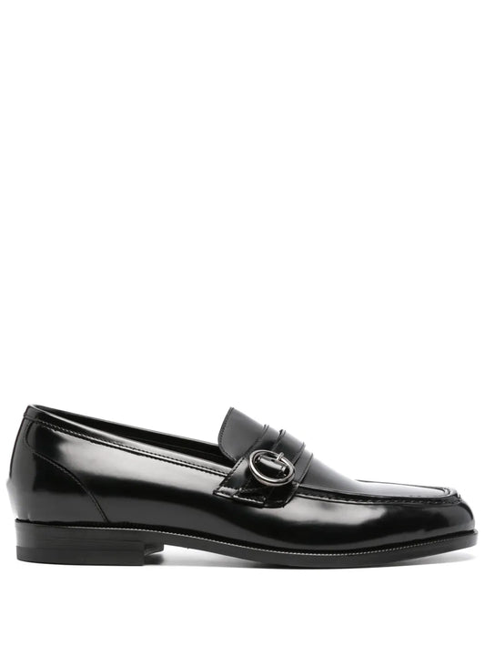 Tagliatore buckled leather loafers