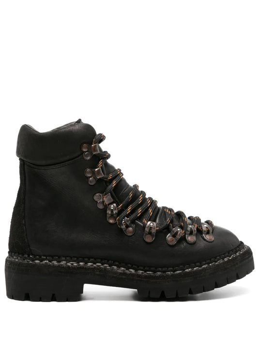 Guidi lace-up leather boots